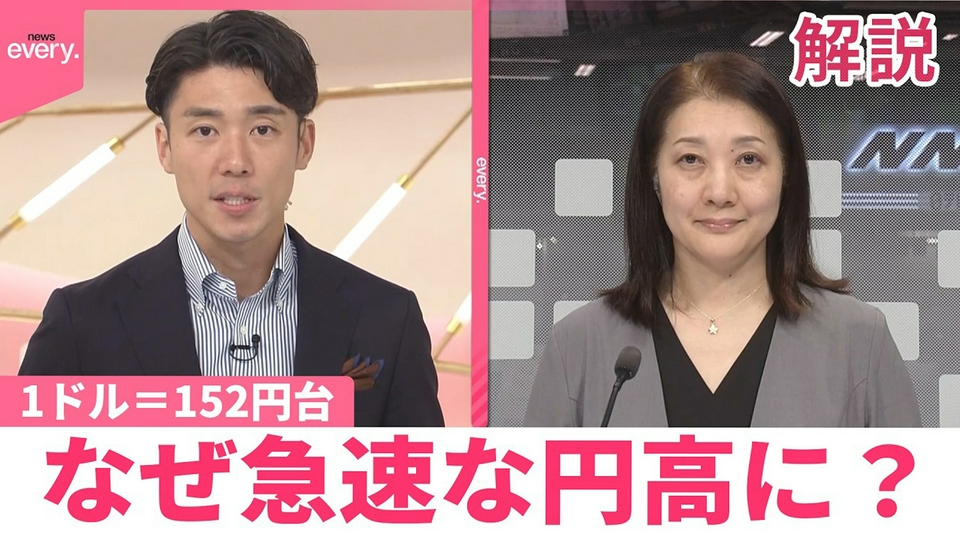 日テレNEWSセレクト 9月8日(火)放送分 【解説】円相場、一時1ドル＝152