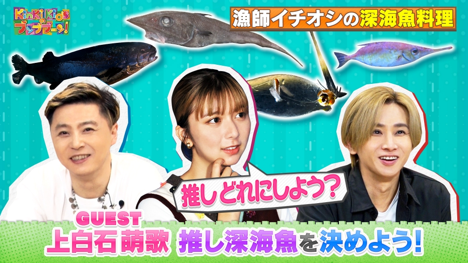 KinKi Kids - 「おさかなさん」ページ KinKi Kidsのブンブブーン 10月28日(土)放送分 神秘的な深海魚の謎に