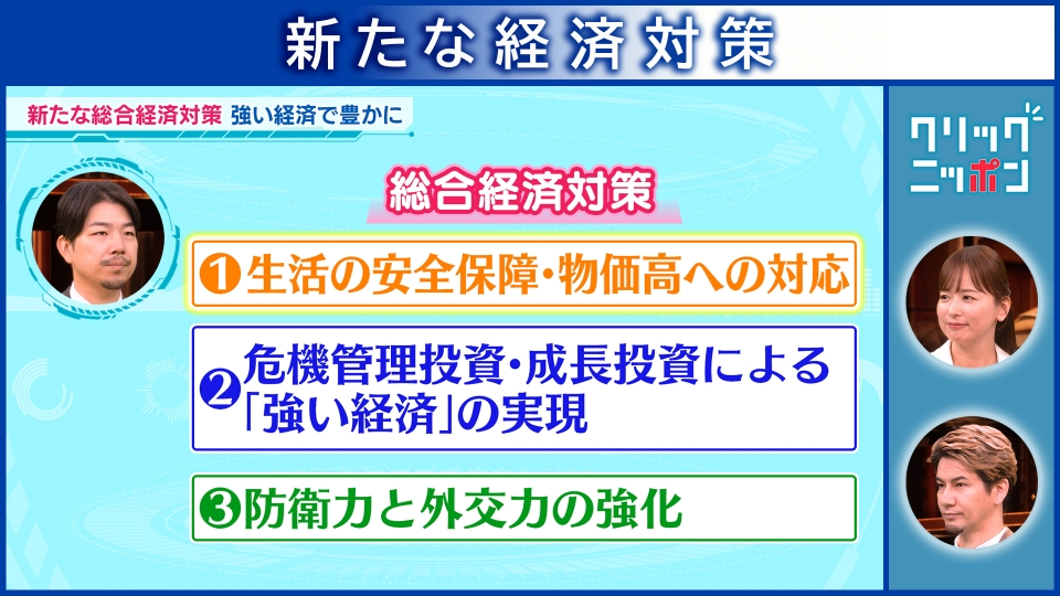 クリックニッポン 1月4日(日)放送分 新たな総合経済対策｜バラエティ