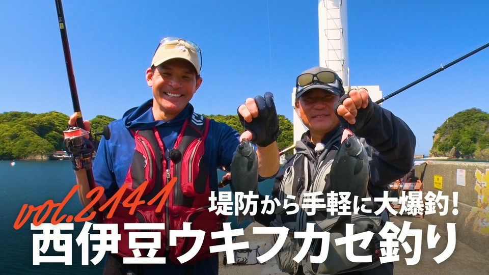 THEフィッシング 6月6日(土)放送分 堤防から手軽に大爆釣！西伊豆