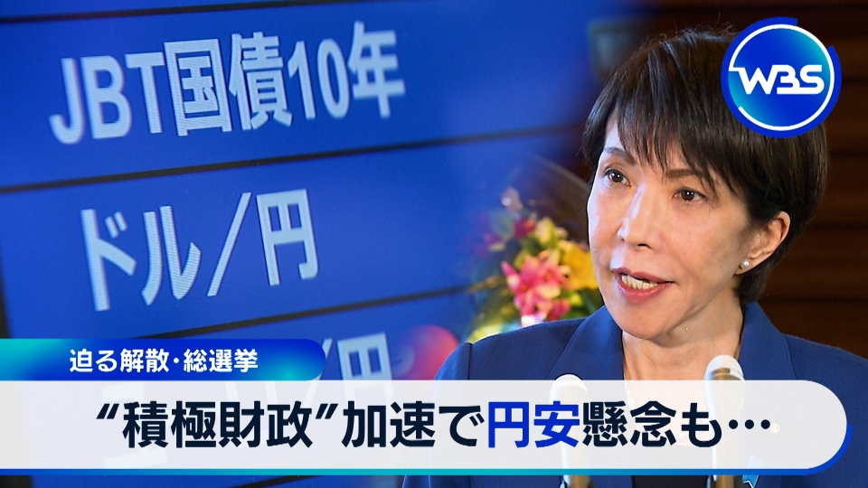 WBS（ワールドビジネスサテライト） 1月16日(金)放送分 迫る解散