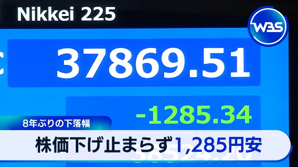 ビジネス・経済 Global Business Today WBS（ワールドビジネスサテライト） 7月25日(木)放送分 「約8