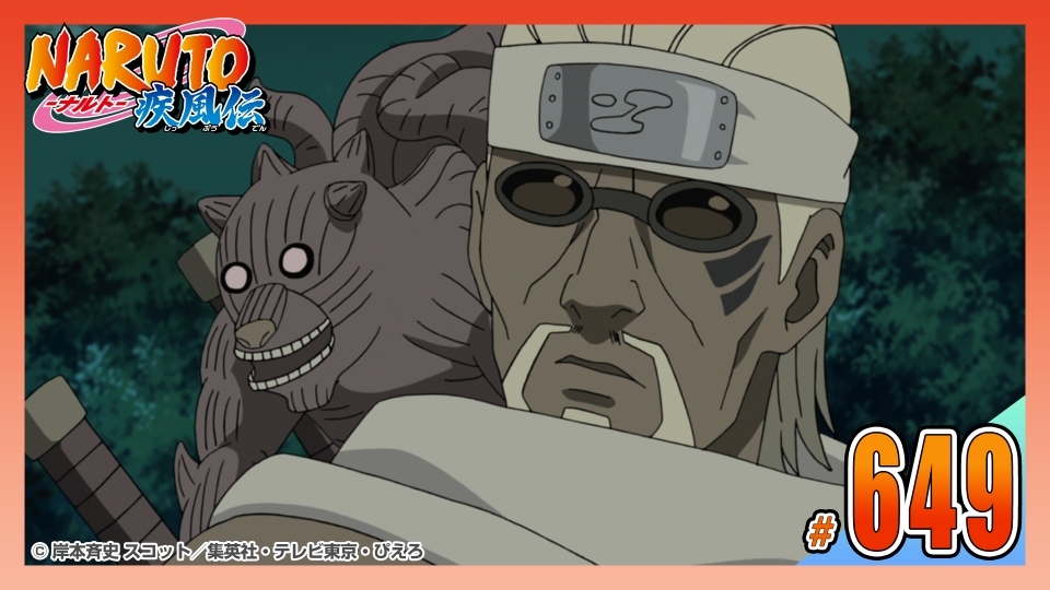 NARUTO-ナルト- 疾風伝 2015年放送 第六百四十九話 キラービー落風伝