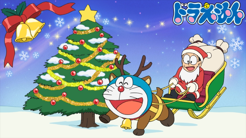 希少✨美品✨ドラえもん 雪ふるツリー スノードーム クリスマスツリー 動作ok 美品】エポック社 ドラえもん スノードーム 雪ふるクリスマス