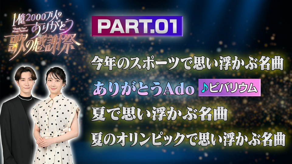 ゆうりん（感謝） 1億2000万人のありがとう 歌の感謝祭 5月6日(水)放送分 PART1 19時00分