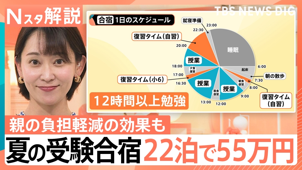 TBS NEWS DIG Powered by JNN 7月15日(火)放送分 「中学受験」夏の勉強