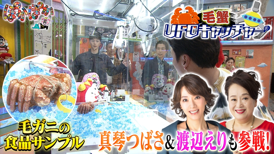 ぽかぽか屋さん ぽかぽか 5月9日(金)放送分 金曜（2）成功なるか！毛蟹UFOキャッチャー