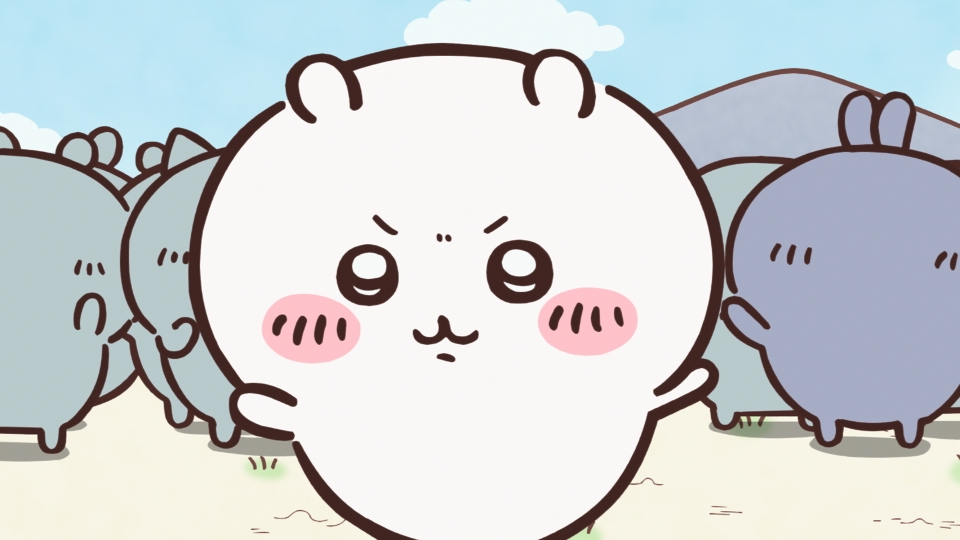 ちいかわとフォーデンが曲がり角でぶつかっちゃった(ちいデン) ちいかわとフォーデンが曲がり角でぶつかっちゃった(ちいデン