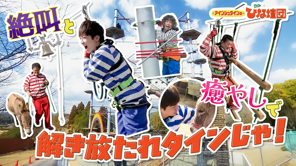 アインシュタインの出没！ひな壇団 4月25日(土)放送分 絶叫と癒やしで