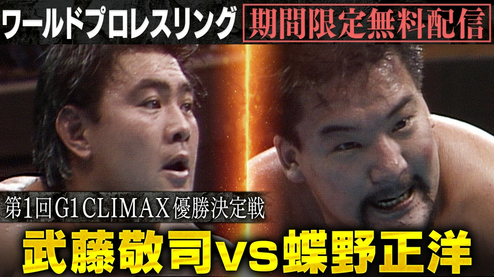 勝藤様 ワールドプロレスリング 1991年放送 【第1回G1 CLIMAX優勝決定戦】武藤