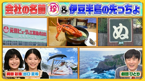 ナニコレ珍百景 伊豆半島の先っちょで発見！謎の建造物＆会社名が不思議な珍百景