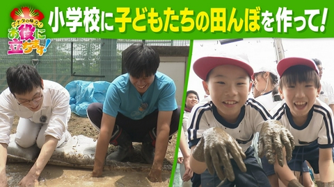 かんさい情報ネットten.「お役にたちます」 小学校に子どもたちの田んぼを作ってほしい！