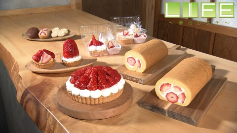 LIFE～夢のカタチ～ 朝採れイチゴを使ったスイーツが大人気！イチゴ農家が営むケーキ店の店主に密着！
