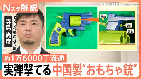 TBS NEWS DIG Powered by JNN “おもちゃ拳銃”所持で摘発も【Nスタ】