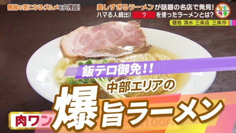 全国の"街ネタ"集めました。 全国ラーメン図鑑第3弾!珠玉の一杯 中部編