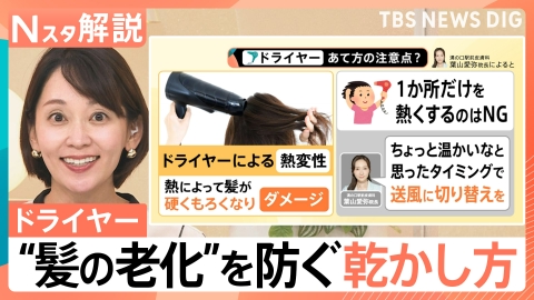 TBS NEWS DIG Powered by JNN ドライヤー市場規模拡大 コロナも背景【Nスタ】