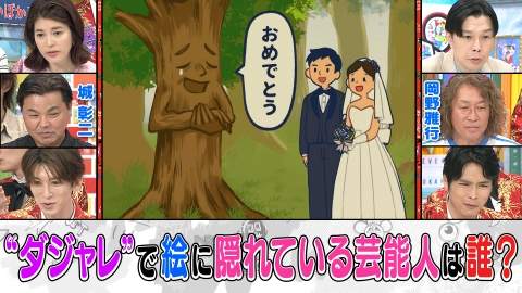 ぽかぽか 木曜（3）絵にダジャレで隠れた有名人は誰？