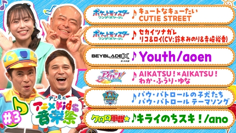 テレ東系アニメKids音楽祭 ＃3