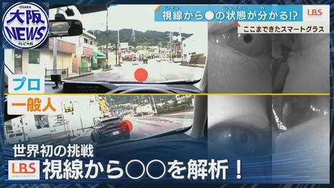 TVOやさしいニュース特集 ズレないサングラスから世界初のスマートグラスへ…視線で脳疲労を測定！東大阪発の挑戦