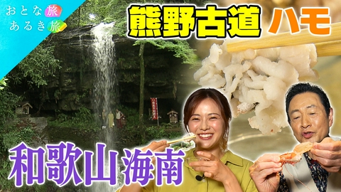 おとな旅あるき旅 歴史ロマン溢れる和歌山県・海南市　熊野古道×絶品！海の幸