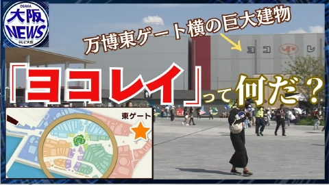 TVOやさしいニュース特集 【入ってみた！SNSで話題の万博ヨコレイパビリオン】巨大プロジェクションマッピングの建物の中は…