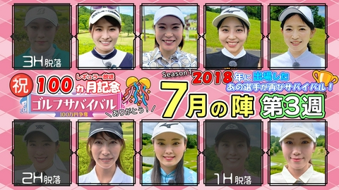 ゴルフサバイバル ２０２６年７月の陣　第３週