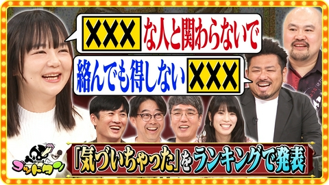 ゴッドタン 気づいちゃったランキング