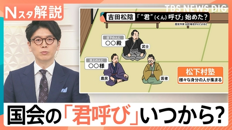 TBS NEWS DIG Powered by JNN 国会の「君呼び」いつから?【Nスタ】