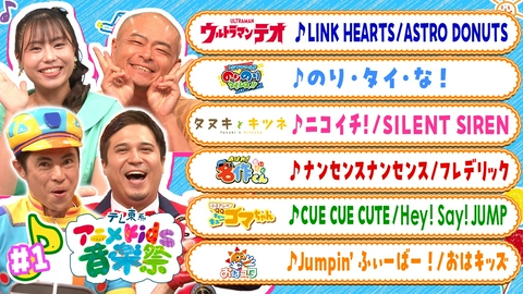 テレ東系アニメKids音楽祭 ＃1