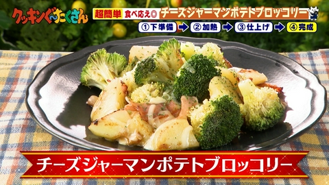 親子時間をまるっと解決!クッキンぐ~たくさん! #18 ジャーマンポテトブロッコリー