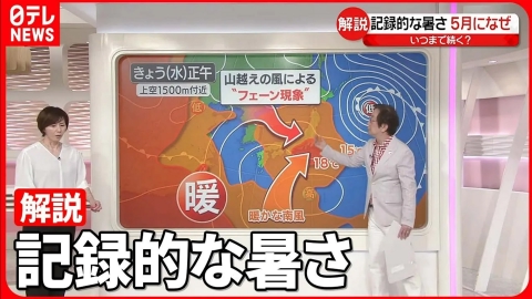 日テレNEWSセレクト 【解説】「なぜ急に暑く？」「暑さはいつまで？」…知っておきたい“熱中症のサイン”