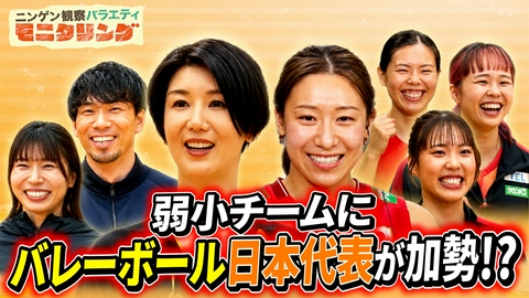 ニンゲン観察バラエティ モニタリング バレーボール弱小チームを勝利に導けるか！