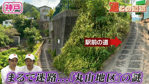 道との遭遇 【兵庫・神戸】迷路のような道が誕生した「丸山地区」の謎に迫る
