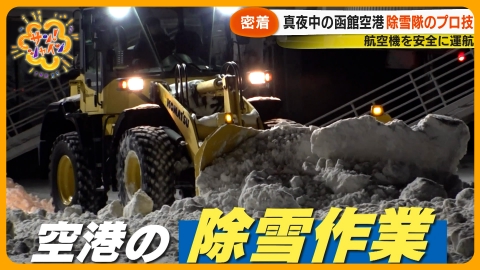サン！シャイン 真冬の滑走路を守る函館空港除雪隊に密着