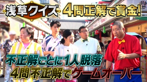 クイズ！サバイバル4 キテレツ猪狩が暴走！芸能人街歩きクイズ！