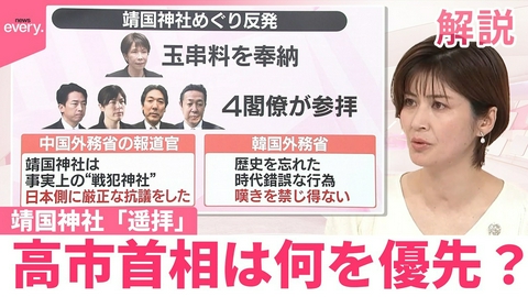 日テレNEWSセレクト 【#みんなのギモン】靖国神社｢遥拝」、内閣改造･党役員人事…高市首相は何を優先？課題は？
