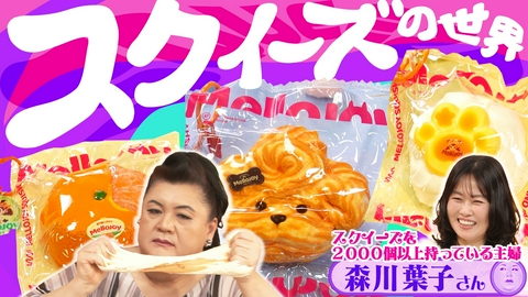 マツコの知らない世界 後半「スクイーズの世界」