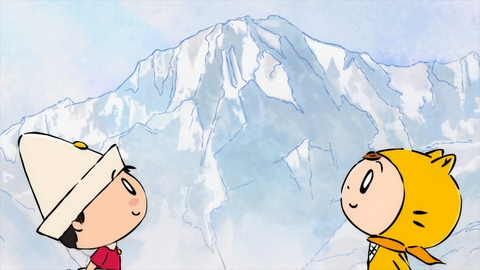 ピノ＆シノビー この 山（やま）の 名前（なまえ）は？