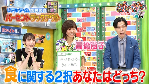 ぽかぽか 火曜（2）瞬間連想＆生国民調査で陣取りゲーム