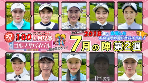 ゴルフサバイバル ２０２６年７月の陣　第２週