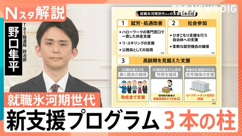 TBS NEWS DIG Powered by JNN なぜ就職氷河期世代の支援が必要?【Nスタ】