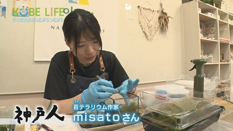 KOBE LIFE ＃１１４ 苔テラリウム作家・misatoさん