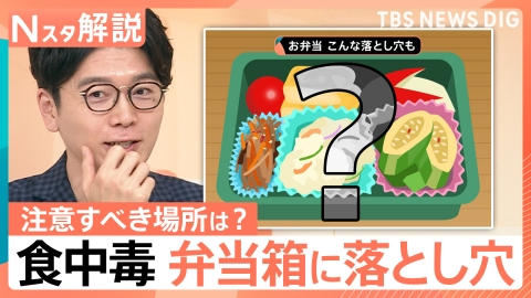 TBS NEWS DIG Powered by JNN 秋に増加する食中毒 “食べ方”で予防可能?【Nスタ】