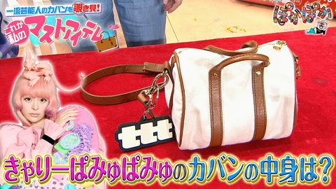 ぽかぽか 水曜（2）超貴重！きゃりーの禁断カバンの中身