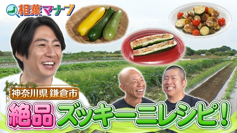相葉マナブ マナブ！旬の産地ごはん～ズッキーニ～