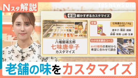 TBS NEWS DIG Powered by JNN 自分好みに！カスタマイズが人気【Nスタ】