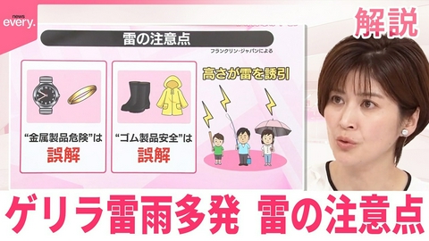 日テレNEWSセレクト 【#みんなのギモン】今年はゲリラ雷雨多発？雷の注意点