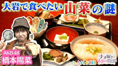 ナゾ解き☆はるpyon調査隊 大岩で食べたい！山菜の謎