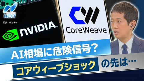 NIKKEI NEWS NEXT AI相場は危険信号？導火線は新興クラウド！投資家どうする