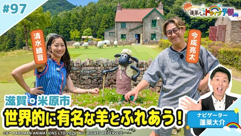 蓬莱さんのドライブ予報 【お天気キャスター蓬莱さんのドライブ予報】滋賀・米原市　世界的な人気の羊